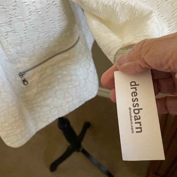 Plus Size Roz & Ali Ivory Textured Blazer NWT Size 2X - Picture 6 of 10